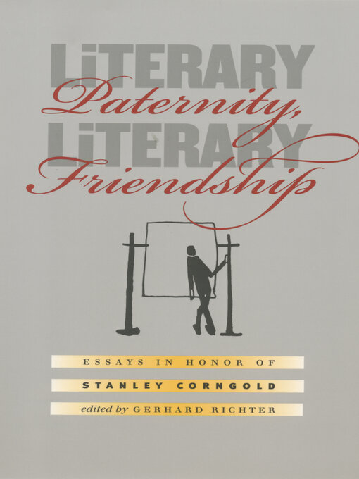 Title details for Literary Paternity, Literary Friendship by Gerhard Richter - Available